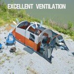 PORTAL 8 Person Family Tent for Camping with Screen Porch, Waterproof Large Camping Tent with Rainfly, Big Family Tents for Outdoor Camping