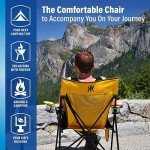 Kijaro Dual Lock Portable Camping Chairs - Enjoy the Outdoors with a Versatile Folding Chair for Sports, Lawn - Dual Lock Feature Locks Position – Hanami Pink