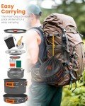 Fitense 22Pcs Camping Cookware Mess Kit for 2, Lightweight Camping Kitchen Pots and Pans Set, Portable Camping Essentials for Backpacking, Camping Cooking Hiking and Picnic