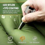 Myxslop Camping Sleeping Pad, Thick 5 Inch Camping Mat with Pillow Built-in Foot Pump Ultralight Inflatable Sleeping Pads for Camping, Backpacking, Hiking, Tent