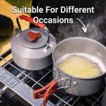 FineFlame 3-Burner Propane Camping Stove 19800 BTUs, Portable Camp Stove with 3 Adjustable Burners and Push-Button Instant Ignition, Portable Camping Grill, Built-in Carrying Handle