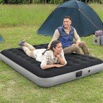 Coleman: River Gorge: 9.5" Queen Airbed - Built-in Battery Air Pump, Inflatable Mattress, Puncture Guard, Durable Design, All Terrain, Indoor-Outdoor