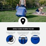 Igloo 28 Qt Blue Wheeled Cooler with Locking Telescoping Handle