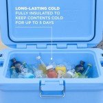 Coleman Pro 55qt Wheeled Ultra-Light Premium Hard Cooler, Extra-Thick Insulation Keeps Ice up to 5 Days, 92-Can Capacity, Heavy-Duty Wheels