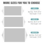 INNO STAGE Double Hammock - 2 Persons Portable Hanging Camping Bed, Blue, 118.3"L x 63"W, 350Lbs Capacity, Polyester, Supports Up to 350 lbs