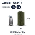 Sea to Summit Camp Plus Self-Inflating Foam Sleeping Mat for Camping, Rectangular - Regular (72 x 25 x 3 inches)