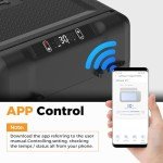 Setpower 12V Refrigerator 21 Quart Portable Freezer 50 Hours Backup Cooling,Electric Cooler for Vehicles Car Refrigerator 12V Portable Fridge for Car Camping Truck Van RV SUV Road Trip Travel RF20