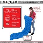 Redneck Convent RC Camping Sleeping Mat - 1.1lb Blue Inflatable Camping Pad with Pillow Backpacking Air Mattress Sleeping Bag Camp Pad