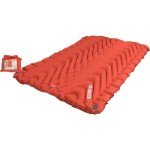 KLYMIT Insulated Double V Inflatable Sleeping Pad | Thick, Lightweight, Easy to Inflate, Foldable Air Bed for Camping & Backpacking