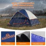 ASFANES 2 Person Waterproof Tents for Camping Easy Setup Outdoor Portable Backyard Camping Tents Suitable for Car, Backpacking, Hiking, Picnic or Fishing, Navy Blue