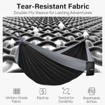 Kootek Camping Hammock 500 lbs Capacity, Portable Hammocks with Tree Straps & Attached Carry Bag, Camping Essentials Gear, Perfect for Outside Indoor Hiking Beach Backpack Travel