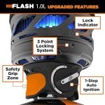 Jetboil Flash 1.0L Portable Fast Boil Stove for Camping and Backpacking with 1-Step Auto Ignition, New for 2025, Propane/Isobutane Burner with Cooking Cup, Mountainscape