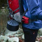 REDCAMP 10 PCS Camping Cookware Mess Kit Camping Gear Campfire Utensils Lightweight Stackable Pot Pan Bowls Soup Spoon with Storage Bag for Camping, Backpacking, Outdoor Cooking and Picnic, Orange