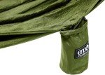 ENO TravelNest Hammock & Straps Combo - Portable Hiking and Camping Hammock with Straps Included - Travel Hammock for Camping, Hiking, Backpacking, a Festival, or The Beach - Moss