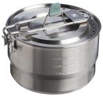 Stanley Wildfare Go 14-Piece Stainless Steel Prep & Cook Set | 1.65 qt Saucepan with Fold & Lock Handle | Bowls, Utensils, Cutting Board | Camping Essentials for Your Camp Kitchen | BPA-Free