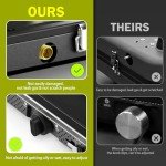 2 Burner Portable Propane Camping Stove, 17200 BTU Camp Stove with Windshield, Folding Gas Stove with Carrying Bag for Camping, Outdoor Cooking, BBQ & Tailgating (Black)