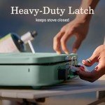 Coleman Cascade 222 2-Burner Camping Stove, Portable Cooktop with 22,000 BTUs, Matchless Lighting, & Dual Wind Guards, Great for Outdoor Cooking, Camping, Tailgating, Grilling, BBQs, & More