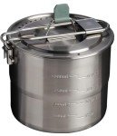 Stanley Wildfare Go Two Bowl Mess Kit | 8pc Portable Pot & Cookware Set | 1.25qt Stainless Steel Pot w/Locking Handle, Lid, 2 Bowls & Sporks