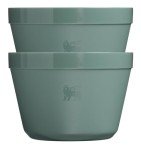 Stanley Wildfare Go Two Bowl Mess Kit | 8pc Portable Pot & Cookware Set | 1.25qt Stainless Steel Pot w/Locking Handle, Lid, 2 Bowls & Sporks