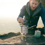 Stanley Wildfare Go Two Bowl Mess Kit | 8pc Portable Pot & Cookware Set | 1.25qt Stainless Steel Pot w/Locking Handle, Lid, 2 Bowls & Sporks