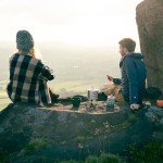 Stanley Wildfare Go Two Bowl Mess Kit | 8pc Portable Pot & Cookware Set | 1.25qt Stainless Steel Pot w/Locking Handle, Lid, 2 Bowls & Sporks