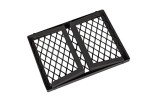 Amazon Basics Heavy-Duty Portable Camping Grill Grate for Campfire Cooking, Black