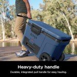 Ninja | Cooler | FrostVault 45QT Cooler with Wheels | Insulated with Temp Dry Storage Drawer | Keeps Ice Cold for Days | for The Beach, Camping, Picnics & More | Lakeshore Blue | FB245BL