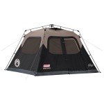 Coleman Instant Tent with 1-Minute Setup, 4/6/8/10 Person Tent with Pre-Attached Poles, Air Vent, & Carry Bag