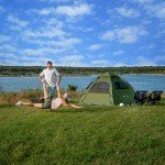 Moon Lence Instant Pop Up Family Camping Tent - 4-5 Person Portable Automatic Tent - Waterproof Windproof for Camping, Hiking, Mountaineering