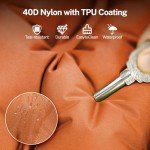 OGERY Sleeping Pad, 4" Extra-Thick Camping Sleeping Pad with Pillow and Built-in Foot Pump, Self Inflating Air Mattress Mat for Camping Backpacking Hiking Traveling Tent