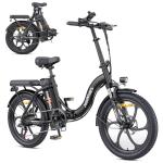 MilePort 1 Folding Electric Bike for Adults | 700W Peak Motor | 20MPH Top Speed | 62 Miles Range | 468Wh Removable Battery | 20"x3.0" Fat Tires | 7-Speed Folding Commuter E-Bike