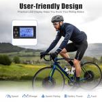 26" Electric Bike Conversion Kit, 48V 1500W Rear Wheel Electric Bicycle Motor Kit w/LCD Display, E-Bike Hub Motor Conversion Kit, Electric Fat Tire Ebikes Conversion Kit for 26-Inch Snow Bikes