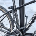 ICOCOPRO Folding Bike Lock with 3 Keys, 2.8 FT Bicycle Lock Compact Bike Locks Anti Theft, High Security Scooter Bike Lock Combination, Heavy Duty Bike Chian Lock with Bracket (Black-2)