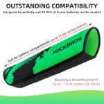 ROCKBROS Ebike Battery Cover Neoprene E Bike Battery Protective Cover for Outdoor Riding ebike accessories for Isolating Battery, Wear Resistant, Dirt Resistant
