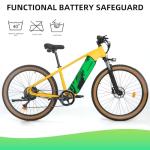 ROCKBROS Ebike Battery Cover Neoprene E Bike Battery Protective Cover for Outdoor Riding ebike accessories for Isolating Battery, Wear Resistant, Dirt Resistant