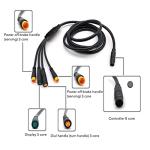 Topyond 25a 36v 48v 750w Electric Bike Brushless Controller Kit with S800 Display Screen Ebike Controller, Suitable for JNJN25A Motor, Ebike Conversion Kit Ideal for Lithium Battery Conversion