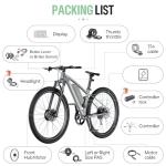 BAFANG 48V500W Front Hub Motor Kit 26"/700C Front Wheel Electric Bike Conversion kit Ebike Conversion Kit with Battery& Display(Optional)