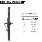 Ktaxon Electric Bike Conversion Kit, 48V 1000W Ebike Conversion Kit, 26" E-Bike Conversion Kits with PAS, LCD Display, Aluminum Alloy Frame and Gearless Hub Motor(Rear Wheel w/Flywheel)