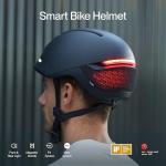 UNIT 1 FARO Smart Bike Helmet | MIPS | Front & Rear LED Lights | Crash Alert | Turn Signals & Brake Lights Compatible w/Nav Remote | Bike & E-Scooter Certified | iOS & Android App