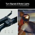 UNIT 1 FARO Smart Bike Helmet | MIPS | Front & Rear LED Lights | Crash Alert | Turn Signals & Brake Lights Compatible w/Nav Remote | Bike & E-Scooter Certified | iOS & Android App