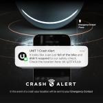 UNIT 1 FARO Smart Bike Helmet | MIPS | Front & Rear LED Lights | Crash Alert | Turn Signals & Brake Lights Compatible w/Nav Remote | Bike & E-Scooter Certified | iOS & Android App