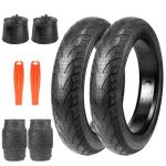 BALINGE E Bike Fat tire 20 x 4 2 Pack Heavy Duty High-Performance Wear-Resistant E-Bike Mountain Snow Bike Tire ，Fat Bike Tires，20x4.0 Fat tire，Black，2 Tires 2 Tubes 2 levers