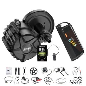 BAFANG M625 Mid Drive Kit : 48V/52V 750W Ebike Conversion Kit with Battery & Ebike Display, 8fun New G321 Ebike Kit for Mountain Bikes Road City Bicycle (100mm Bottom Bracket)