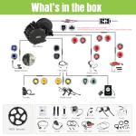 BAFANG M625 Mid Drive Kit : 48V/52V 750W Ebike Conversion Kit with Battery & Ebike Display, 8fun New G321 Ebike Kit for Mountain Bikes Road City Bicycle (100mm Bottom Bracket)