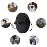 Electric Bike Conversion Kit 48V 1000W E-bike Rear Wheel Hub Motor,Electric Bicycle Brushless Gearless Hub Wheel 24-31-mile/h (38-50km/h) For E-bike Brushless Gearless ATV Quad Go Kart Motor