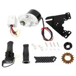 FONSOLUM Electric Bicycle Motor Kit, 24V 250W E-Bike Conversion Kit, Electric Bicycle Retrofit w/Brushed Controller, DIY Powerful Electric Scooter Motor Kit Chain Drive Convert for 16-28''Wheel