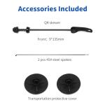 ZTZ 20/26 x 4.0 inch Fat Tire Bike Front Wheel, Aluminum Alloy Bike Rim, 36H High-Strength Fat Bike Wheelset, 135mm Hub, 9mm Quick Release, Disc Brake, Perfect for Snow, Beach, eBikes (20 * 4.0 inch)