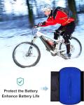 CBHCARCAR E Bike Battery Cover Waterproof,（11.8-15.8in circumference）Reflective zipper E-Bike Battery Case Bike Thermal Cover Waterproof Dustproof Bag Dustproof Battery Sleeve For Electric Bike
