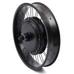 Gdrasuya10 20" Electric Bicycle E-Bike Conversion Kit with LCD 48V 1000W Electric Front Wheel Snow Bike Motorbike Bicycle Hub Motor Kit with Controller