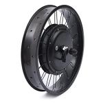 Gdrasuya10 20" Electric Bicycle E-Bike Conversion Kit with LCD 48V 1000W Electric Front Wheel Snow Bike Motorbike Bicycle Hub Motor Kit with Controller